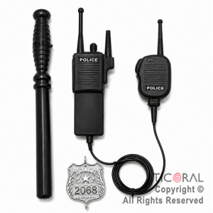 SET DISFRAZ POLICIA X 3 PIEZAS